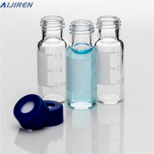 Buy clear glass vials with caps for sale for Waters HPLC